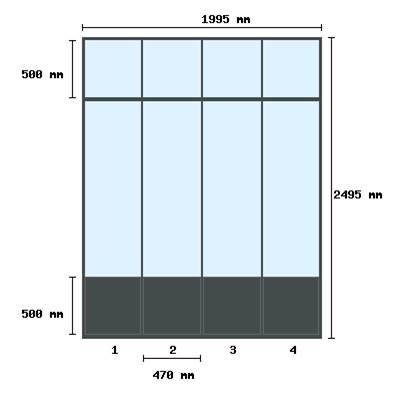 Plans de fabrications d'une verrière atelier d'artiste